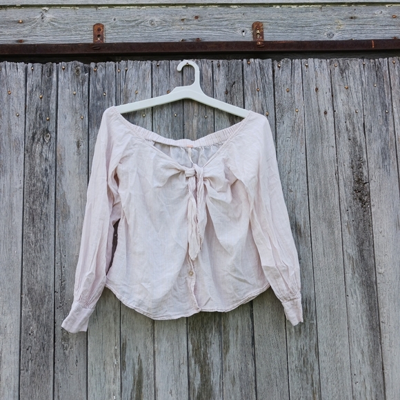Free People Tops - Free People Hello There Beautiful Off The Shoulder Top Womens Size Medium